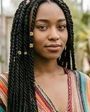 Portrait fictif généré par IA